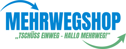 Logo Mehrwegshop "Tschüss Einweg - Hallo Mehrweg!"
